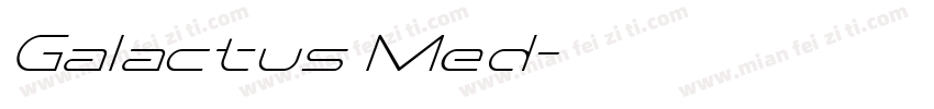 Galactus Med字体转换